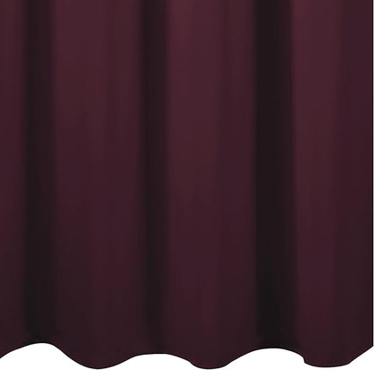LEMOMO Blackout Curtains 52 x 45 inch/Burgundy Red Curtains Set of 2 Panels/Thermal Insulated Room Darkening Bedroom Curtains