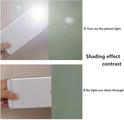 NICETOWN 100% Blackout Window Curtain Panels, Heat and Full Light Blocking Drapes with Black Liner for Nursery, 60" Drop Thermal Insulated Draperies (Greyish Green, 2 Pieces, 37" Wide Each Panel)