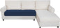 Easy-Going Sectional Couch Covers for Dogs L Shape Sofa Cover Reversible Sofa Slipcover Chaise Lounge Cover Furniture Protector Cover for Pets Dog Cat (30 x 50 inches, Navy/Ivory)