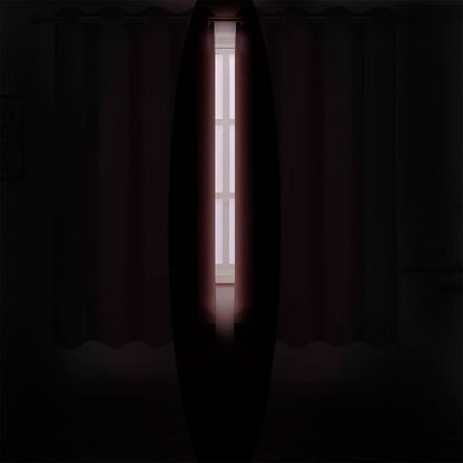 LEMOMO Blackout Curtains 52 x 45 inch Coral Curtains Set of 2 Panels/Thermal Insulated Room Darkening Bedroom Curtains