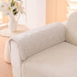 Couch Cover for Dogs Washable, Fuzzy Pet Couch Covers for 3 Cushion Sofa Pet Friendly, Non Slip Sofa Cover (White, 27.6" x 27.6"/70 x 70cm 2 PCS)