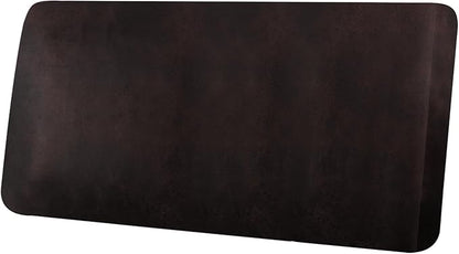 Leather Look Couch Cushion Covers Sofa Seat Slipcovers Sets Couches Furniture Protector for Sectional Armchair Loveseat Pets Kids Stretch Spandex Fabric (1 Cushion Loveseat, Chocolate)