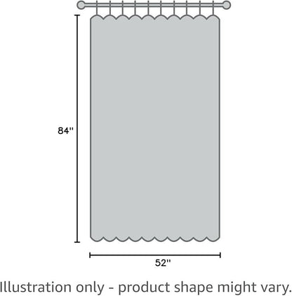 LEMOMO Red Curtains 52 x 84 Inch Long/Blackout Curtains Set of 2 Panels/Room Darkening Thermal Insulated Bedroom Curtains Drape