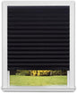 Redi Shade No Tools Original Blackout Pleated Paper Shade Black, 36" W x 72" L, 6 Pack