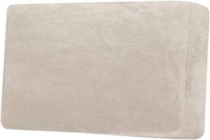 H.VERSAILTEX Velvet Stretch Individual Cushion Cover Plush Cushion Slipcover for Loveseat Sofa Furniture Protector Seat Cushion Sofa Cover (1 Piece Loveseat Cushion Cover, French Oak)
