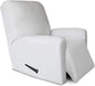 PureFit Super Stretch Chair Sofa Slipcover with Pocket – Spandex Non Slip Soft Couch Sofa Cover, Washable Furniture Protector with Elastic Bottom for Kids, Pets （Recliner, White