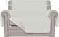 Easy-Going Oversized Chair Sofa Slipcover Reversible Sofa Cover Water Resistant Couch Cover Furniture Protector Cover with Elastic Straps for Pets Dog (Oversized Chair, Ivory/Ivory)