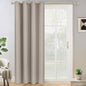 Yakamok Wide Thermal Blackout Patio Door Curtain Panel, Natural Grommet Sliding Door Insulated Curtains, Extra Wide Curtains for Sliding Glass Door, Natural, W52 x L84, 1 Panel