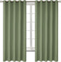 BGment Room Darkening Curtains 63 Inches Long - Grommet Thermal Insulated Drapes Window Treatment Curtains for Bedroom, 2 Panels, 70 x 63 Inch, Grass Green
