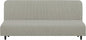U-NICE HOME Stretch Futon Cover Armless Bed Slipcover - Soft Jacquard Fabric Washable for Pet Friendly, Taupe