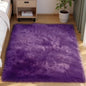 Goolela Purple Sheepskin Rug 4x6 Fluffy Fuzzy Furry Carpet for Bedroom Bedside Faux Fur Soft Shaggy Plush Rectangle