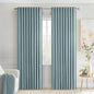 MIULEE Slate Blue Back Tab Blackout Curtains 84 Inch Length 2 Panels Set for Living Room Bedroom Privacy, Rod Pocket/Pinch Pleat Thermal Insulated Room Darkening Pleated Light Blocking Drapes