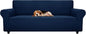 ZNSAYOTX Stretch Oversized Couch Cover Universal Sofa Covers for Living Room Dogs Pet Furniture Protector Spandex Extra Large Sofa Slipcovers with Anti Slip Foam Sticks (Navy Blue, XL Sofa)