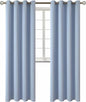 BGment Blackout Curtains for Living Room - Grommet Thermal Insulated Room Darkening Curtains for Bedroom, 2 Panels of 52 x 95 Inch, Spa Blue
