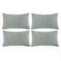 Fancy Homi 4 Packs Decorative Throw Pillow Covers for Living Room Couch Bed, Modern Farmhouse Boho Home Decor, Accent Cushion Case (12 x 24-Inch, Grey Blue)