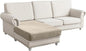 Couch Cover Velvet Chaise Cushion Cover for Sectional Sofas - Elastic L-Shaped Sofa Seat Covers Washable, Slipcover Protector (1-Piece, Taupe)