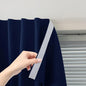 Self Adhesive Portable Blackout Curtains for Bedroom Easy to Install Window Thermal Lnsulated Kitchen Room Darkening Small Window Curtains, 59" W X 59" L, Navy Blue, 1 Panel