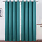 LEMOMO Blackout Curtains 52 x 90 Inch Long Sea Teal Curtains Set of 2 Panels Room Darkening Curtains for Bedroom and Living Room