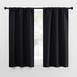 NICETOWN Black Out Curtain Panels for Kitchen - Energy Smart Decoration Thermal Insulating Blackout Drapes/Draperies for Small Window (2 Panels, 34 in x 54 in (W x L))