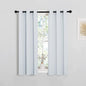 NICETOWN Room Darkening Draperies Curtains Panels, 2 Panels, 29 by 40, Greyish White, Window Treatment Thermal Insulated Grommet Room Darkening Curtains/Drapes for Bedroom