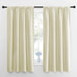 NICETOWN RV Blackout Curtains for Camper Windows, Beige, 29" Wide by 50" Long, 2 PCs, Short Blackout Curtains & Drapes, Thermal Insulated Blackout Curtain Panels for Kids Room, Play Room