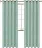 BGment Blackout Curtains - Grommet Thermal Insulated Room Darkening Bedroom and Living Room Curtains, Set of 2 Panels (70 x 84 Inch, Frosty Green)