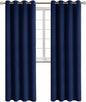 BGment Blackout Curtains for Living Room - Grommet Thermal Insulated Room Darkening Curtains for Bedroom, 2 Panels of 52 x 95 Inch, Navy