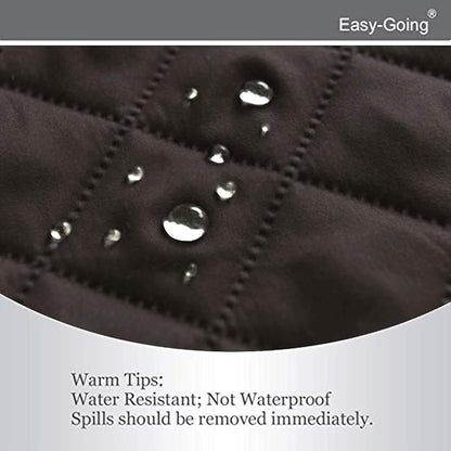 Easy-Going Reversible Couch Cover for 3 Cushion Couch Sofa Cover for Dogs Water Resistant Furniture Protector Cover with Foam Sticks Elastic Straps for Pet Cat (Sofa, Chocolate/Chocolate)