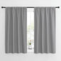 NICETOWN Short Curtains for Small Window - Home Decoration Thermal Insulated Rod Pocket Blackout Blinds & Drapes for Small Windows (Silver Grey, 2 Panels, W42 x L54 -Inch)