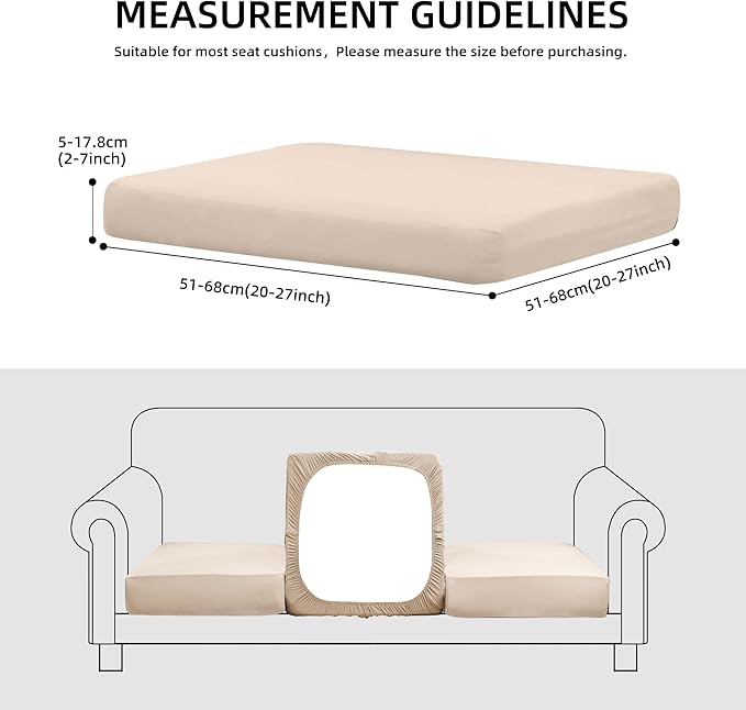 Outdoor Cushion Covers Set,14PCS Patio Furniture Couch Seat Slipcovers, Replacement for Sofa Sectional Chair(Cover，Only)