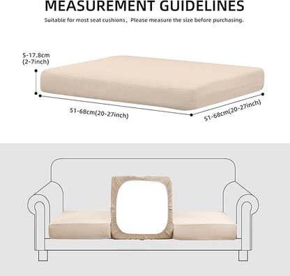 Outdoor Cushion Covers Set,14PCS Patio Furniture Couch Seat Slipcovers, Replacement for Sofa Sectional Chair(Cover，Only)