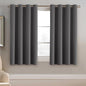 H.VERSAILTEX Blackout Curtain for Living Room Thermal Insulated Window Treatment Curtain 54 inch Length Energy Saving Solid Grommet Top Blackout Drape, One Panel, Charcoal Gray, 52" W x 54" L