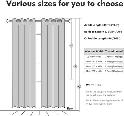 MIULEE 100% Blackout Linen Textured Curtains for Bedroom Solid Thermal Insulated Dusty Rose Grommet Room Darkening Curtains & Drapes Luxury Decor for Living Room Nursery 52 x 90 Inch (2 Panels)