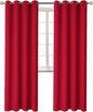 BGment Christmas Room Darkening Curtains 84 Inches Long - Grommet Thermal Insulated Drapes Window Treatment Curtains for Bedroom, 2 Panels, 52 x 84 Inch, Red