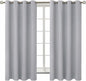 BGment Room Darkening Curtains 63 Inches Long - Grommet Thermal Insulated Drapes Window Treatment Curtains for Bedroom, 2 Panels, 52 x 63 Inch, Light Grey