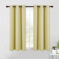 NICETOWN Blackout Window Curtains 60 inch Length 2 Panels, 34 x 60 Inch, Paler Yellow, Grommet Top Room Darkening Thermal Insulated Solid Vertical Drapes for Bedroom/Kid Room