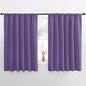 NICETOWN Blackout Curtains for Bedroom, Blackout Curtain Panels, Lilac Purple, 1 Pair, 62 by 63-inch, Window Treatment Energy Saving Thermal Insulated Solid Rod Pocket Blackout Drapes/Draperies