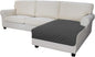Easy-Going Sectional Couch Covers for Dogs L Shape Sofa Cover Reversible Sofa Slipcover Chaise Lounge Cover Furniture Protector Cover for Pets Dog Cat (42 x 52 inches, Dark Gray/Dark Gray)