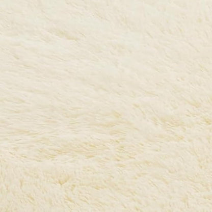 Ultra Soft Fluffy Area Rugs for Bedroom Living Room Ivory 10x14, Nursery Rug, Non-Slip Carpet for Kids Dorms Decor, Shaggy Bedside Rug