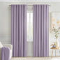 MIULEE Lilac Back Tab Blackout Curtains 90 Inches Long 2 Panels Set for Living Room Bedroom Privacy, Rod Pocket/Pinch Pleat Thermal Insulated Room Darkening Pleated Light Blocking Drapes