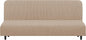 U-NICE HOME Stretch Futon Cover Armless Bed Slipcover - Soft Jacquard Fabric Washable for Pet Friendly, Camel