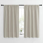 NICETOWN Blackout Curtains for Living Curtains, Room Darkening Window Curtain Panels, Easy-Care Solid Thermal Insulated Draperies/Drapes for Daughter Room (Natural, 2 Panels, 42 by 54)