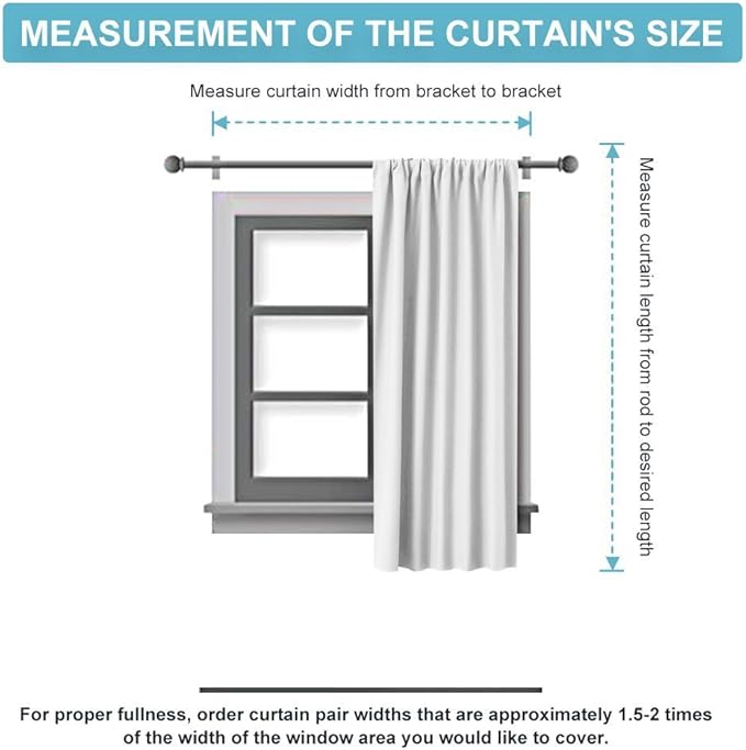 RYB HOME 54 inch Blackout Curtains for Living Room, Rod Pocket Thermal Insulated Small Window Drapes Room Darkening Shades for Bedroom Studio Dorm, W 42 x L 54 inch, Set of 2 Panels, Mocha