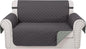 Reversible Loveseat Sofa Covers Couch Cover Furniture Protector(Loveseat Small,Dark Grey/Light Grey)
