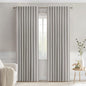 MIULEE Stone Back Tab Blackout Curtains 84 Inch Length 2 Panels Set for Living Room Bedroom Privacy, Rod Pocket/Pinch Pleat Thermal Insulated Room Darkening Pleated Light Blocking Drapes