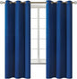 BGment Blackout Curtains for Bedroom - Grommet Thermal Insulated Room Darkening Curtains for Living Room, 42 x 63 Inch, 2 Panels, Royal Blue