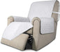 Easy-Going Recliner Chair Slipcover Reversible Sofa Cover Water Resistant Couch Cover Furniture Protector with Elastic Straps for Pets Dog (Recliner 22 inch, White/White)