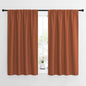 NICETOWN Blackout Curtains and Drapes - Thermal Insulated Solid Rod Pocket Blackout Draperies/Panels (Burnt Orange, 1 Pair, 42 by 54 inches)