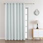Joydeco White Curtains 108 Inches Long 1 Panel, Thermal Insulated Long Curtains& Drapes 1 Piece, Room Darkening Grommet Drapes for Living Room Bedroom Window (W70 x L108 Inch, Greyish White)