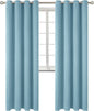 BGment Room Darkening Curtains 84 Inches Long - Grommet Thermal Insulated Drapes Window Treatment Curtains for Bedroom, 2 Panels, 52 x 84 Inch, Greyish Blue